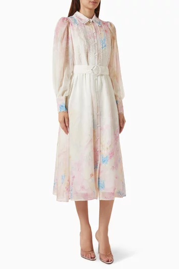 Yasflorence Midi Dress in Lyocell-blend