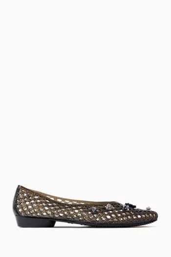 Glint Jelly Ballerina Flats