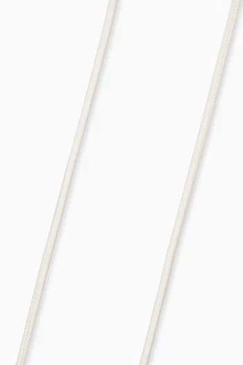 Nolan Long Phone Chain in Vegan Leather, 120cm