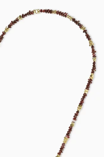 سلسلة هاتف ليفيا طويلة بخرز باروكي، 120 سم