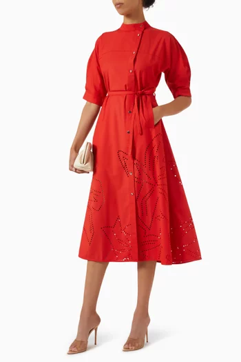 Oro Drift Midi Dress