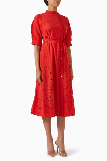 Oro Drift Midi Dress