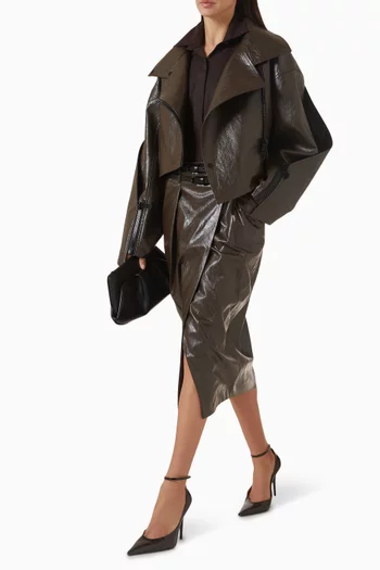 Biker Jacket in Vegan Leather