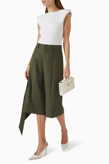 Cap-sleeve Bodysuit in Cotton-jersey