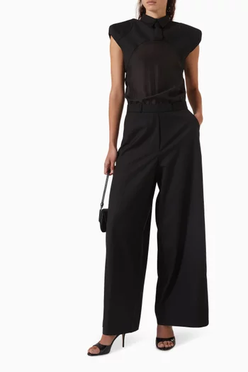 Curved Bolero Jumpsuit
