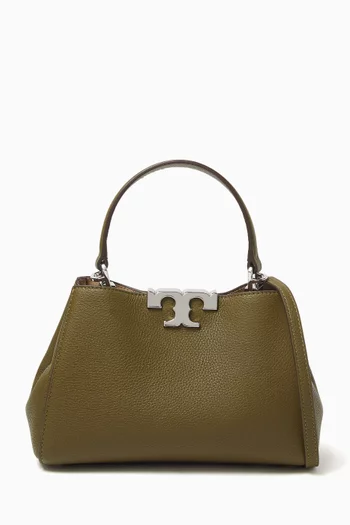 Mini Eleanor Soft Satchel Bag in Pebbled Leather