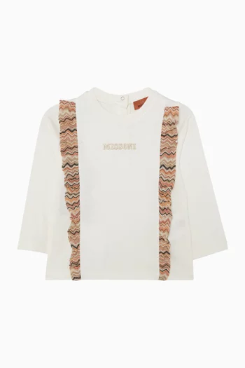Zigzag Ruffle T-Shirt