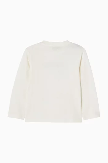 Logo Print Long-Sleeve T-Shirt
