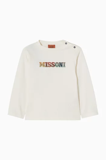 Logo Print Long-Sleeve T-Shirt