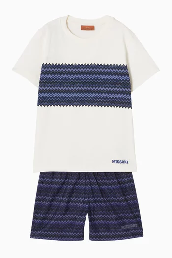 Logo-print T-shirt in Cotton