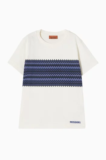 Logo-print T-shirt in Cotton