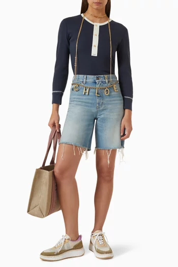 Henley Shirt in Cotton Jersey