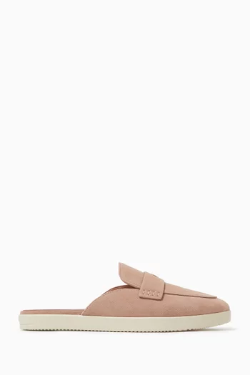 Ballet Sport Mules in Suede