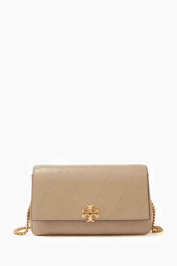 Charlie Chain Wallet in Quilted Leather