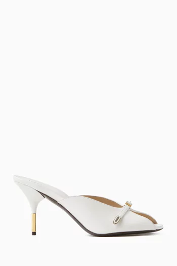 Nyx 80 Mules in Leather