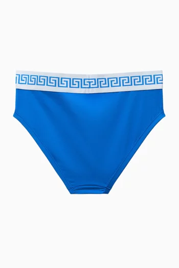 Logo Briefs in Stretch-cotton