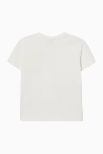 Sun Print T-shirt in Cotton Jersey