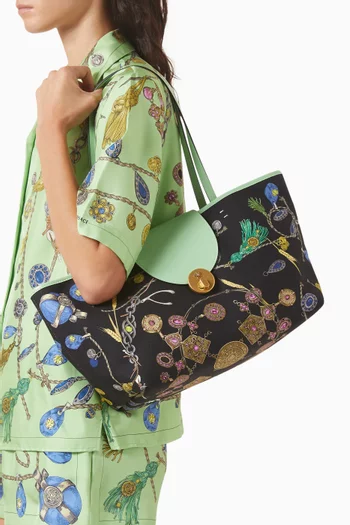 Small Vivian Tote Bag in Canvas