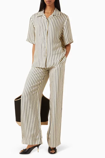 The Meandros Shirt in Silk-twill