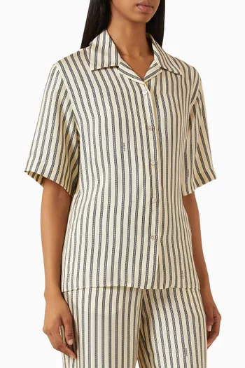 The Meandros Shirt in Silk-twill