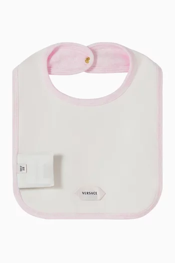 Barocco Print Bib in Cotton