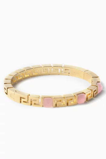 Greca Bracelet in Brass
