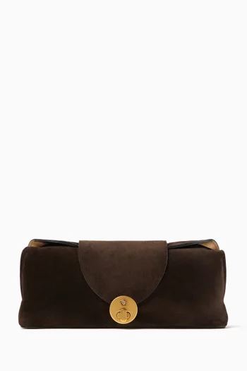 Vivian Clutch in Suede
