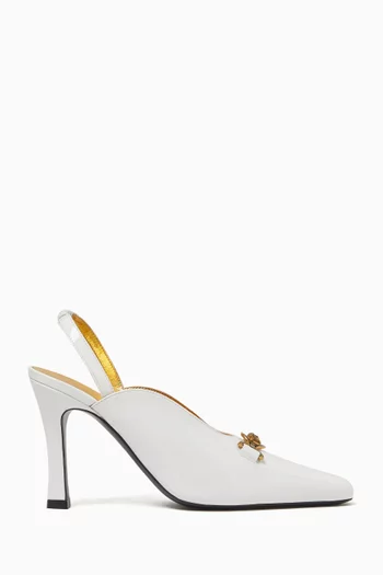 Slingback Pumps in Calf Leather