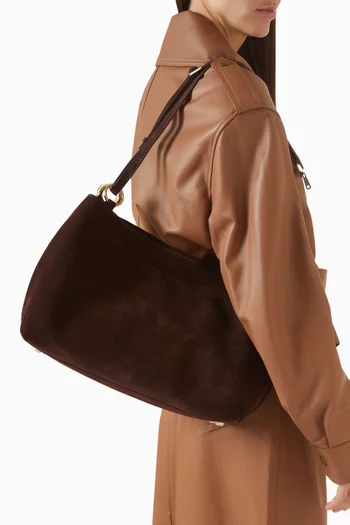 Small Eterno Shoulder Bag in Suede