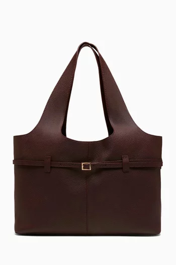 Medium Cambon Cabas Tote Bag in Calfskin Leather