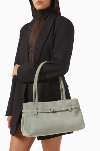 Small Le Cambon East West Bag in Suede