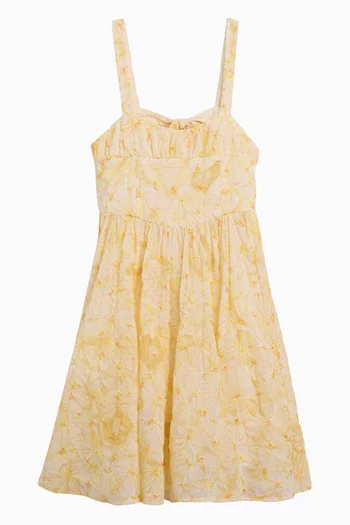 Adaline Embroidered Mini Dress