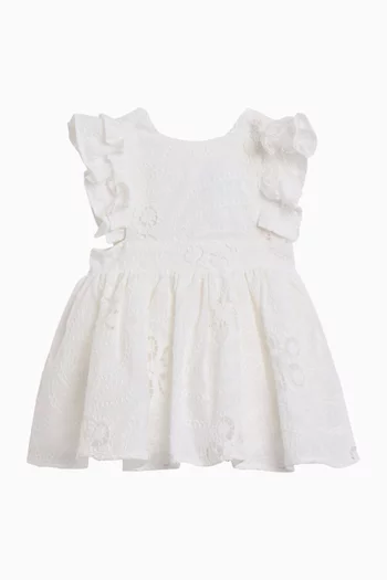 Annie Flower Broderie Dress