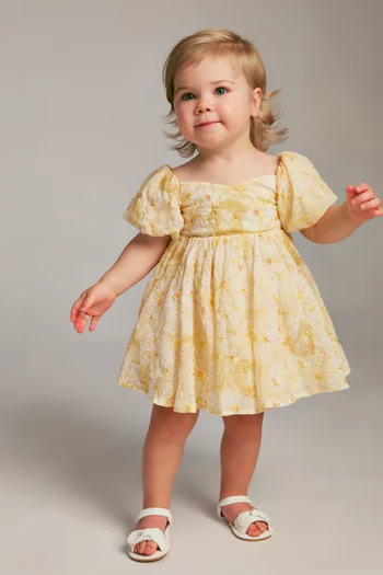 Adaline Embroidered Mini Dress