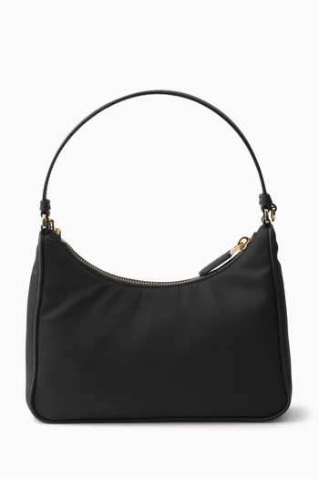 Re-Edition 2005 Mini Bag in Re-Nylon & Saffiano Leather