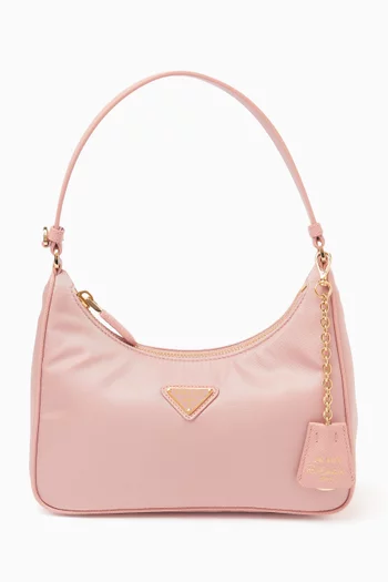 Re-edition 2005 Mini Bag in Re-Nylon & Saffiano Leather
