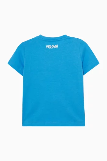 Printed T-shirt in Cotton Jersey