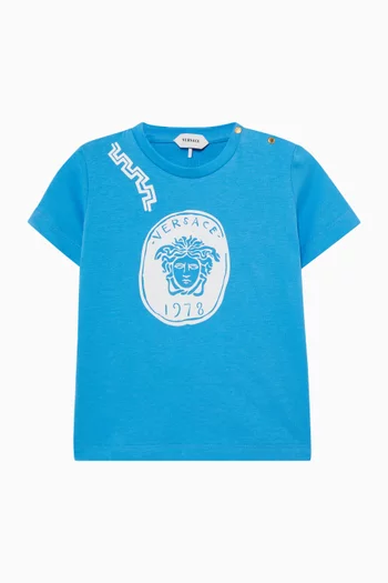 Printed T-shirt in Cotton Jersey