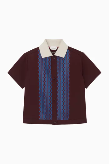 Punto Milano jacquard Shirt