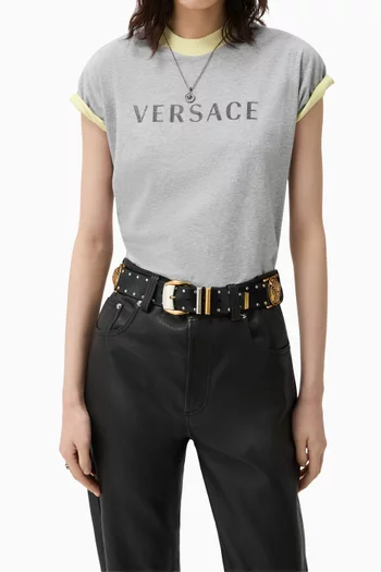 Reversible Logo T-shirt in Cotton