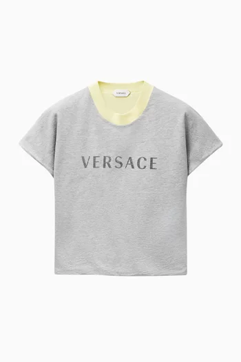 Reversible Logo T-shirt in Cotton