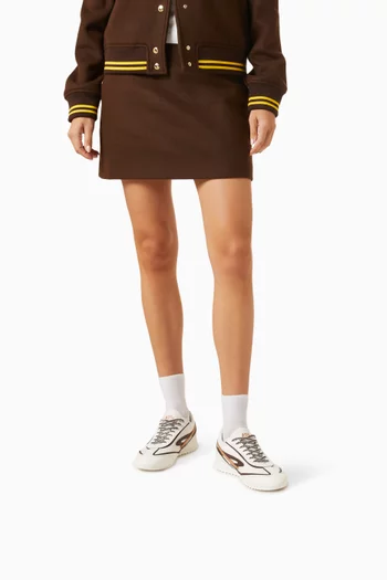 Riviera Low-top Sneakers in Canvas & Suede