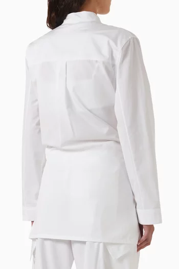 Shirt Set in Cotton-poplin