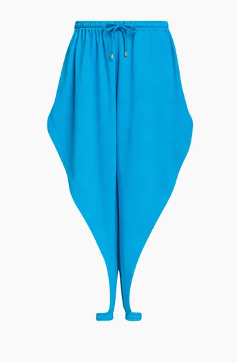 Pointed Pants in Fleece Jersey