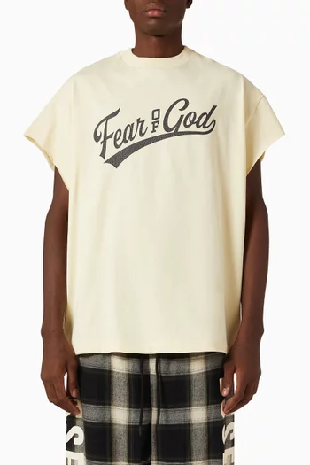 Cut Off 90s T-shirt in Cotton Jersey