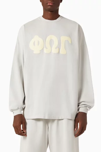 Merch Long Sleeve T-shirt in Heavy Jersey