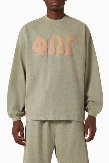 Merch Long Sleeve T-shirt in Heavy Jersey