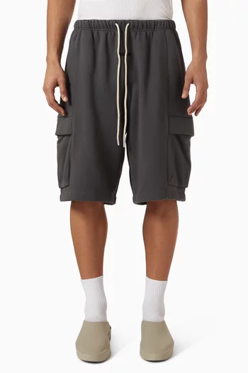 Cargo Basketball Shorts in Core Fleece