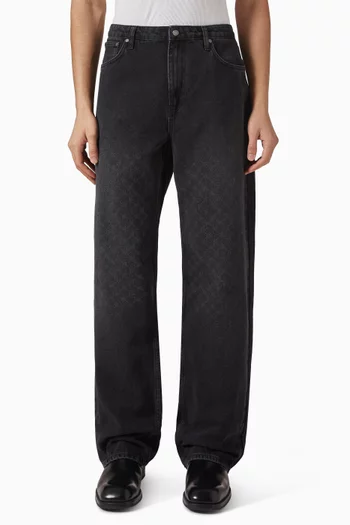 Faded Monogram Amba Jeans