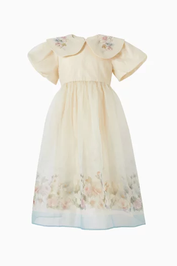 Floral Dress in Organza